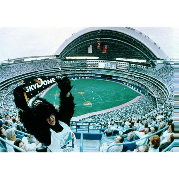 SKYDOME Toronto 90s corduroy NEWSBOY snapback Canada Blue Jays hat MLB vintage - Picture 4 of 6